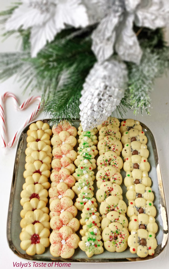 Christmas Spritz Cookies
 Christmas Spritz Cookies Valya s Taste of Home