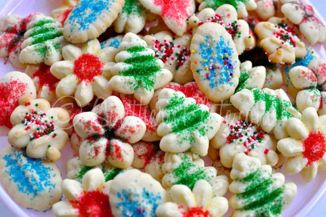 Christmas Spritz Cookies
 Christmas Cookiepalooza