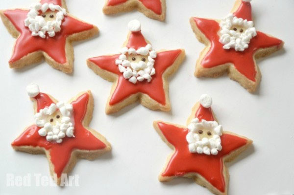 Christmas Star Cookies
 25 Amazing Santa Kids Crafts to Try Right Now
