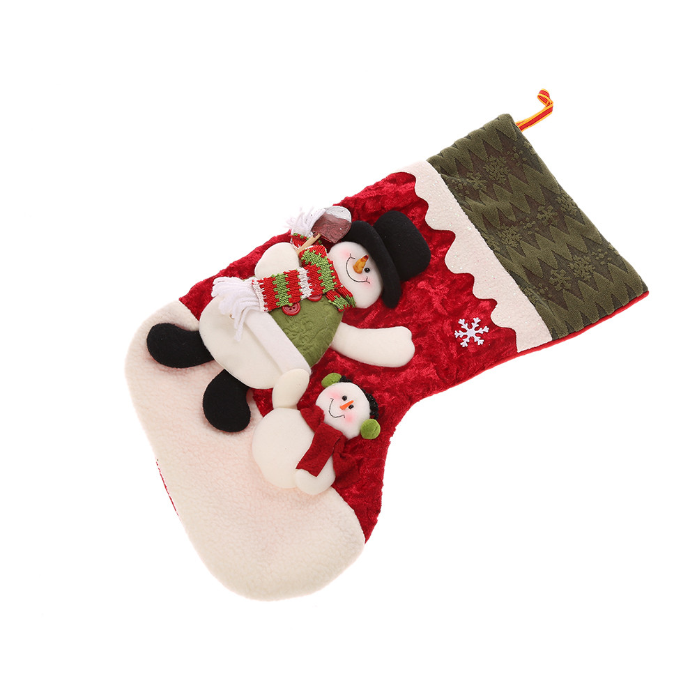 Christmas Stocking Candy
 Festnight Xmas Santa Claus Snowman Christmas Stocking