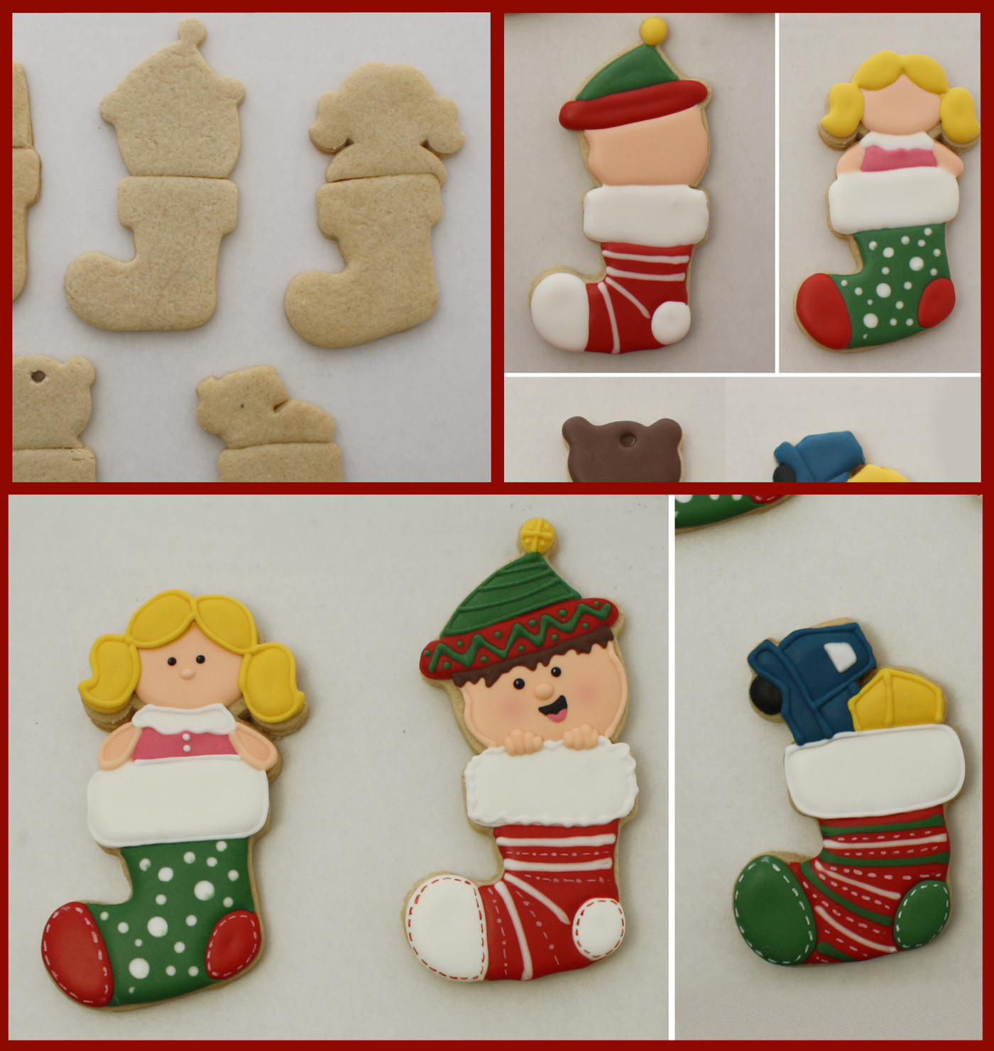 Christmas Stocking Cookies
 Christmas Stocking Cookie Tutorial