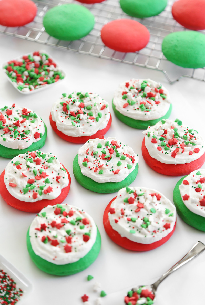 Christmas Sugar Cookies With Sprinkles
 Lofthouse Style Soft Sugar Cookies