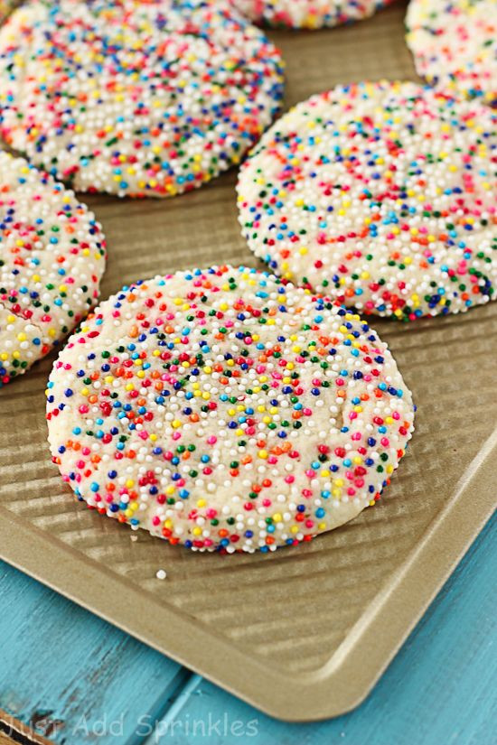 Christmas Sugar Cookies With Sprinkles
 Sprinkled Sugar Cookies Recipe