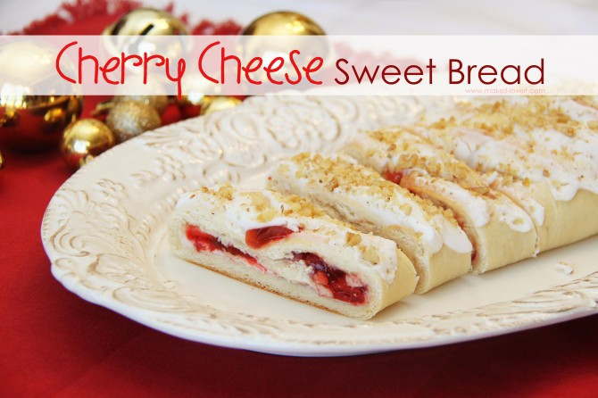Christmas Sweet Bread
 Cherry Cheese Sweet Bread a holiday danish that s been in