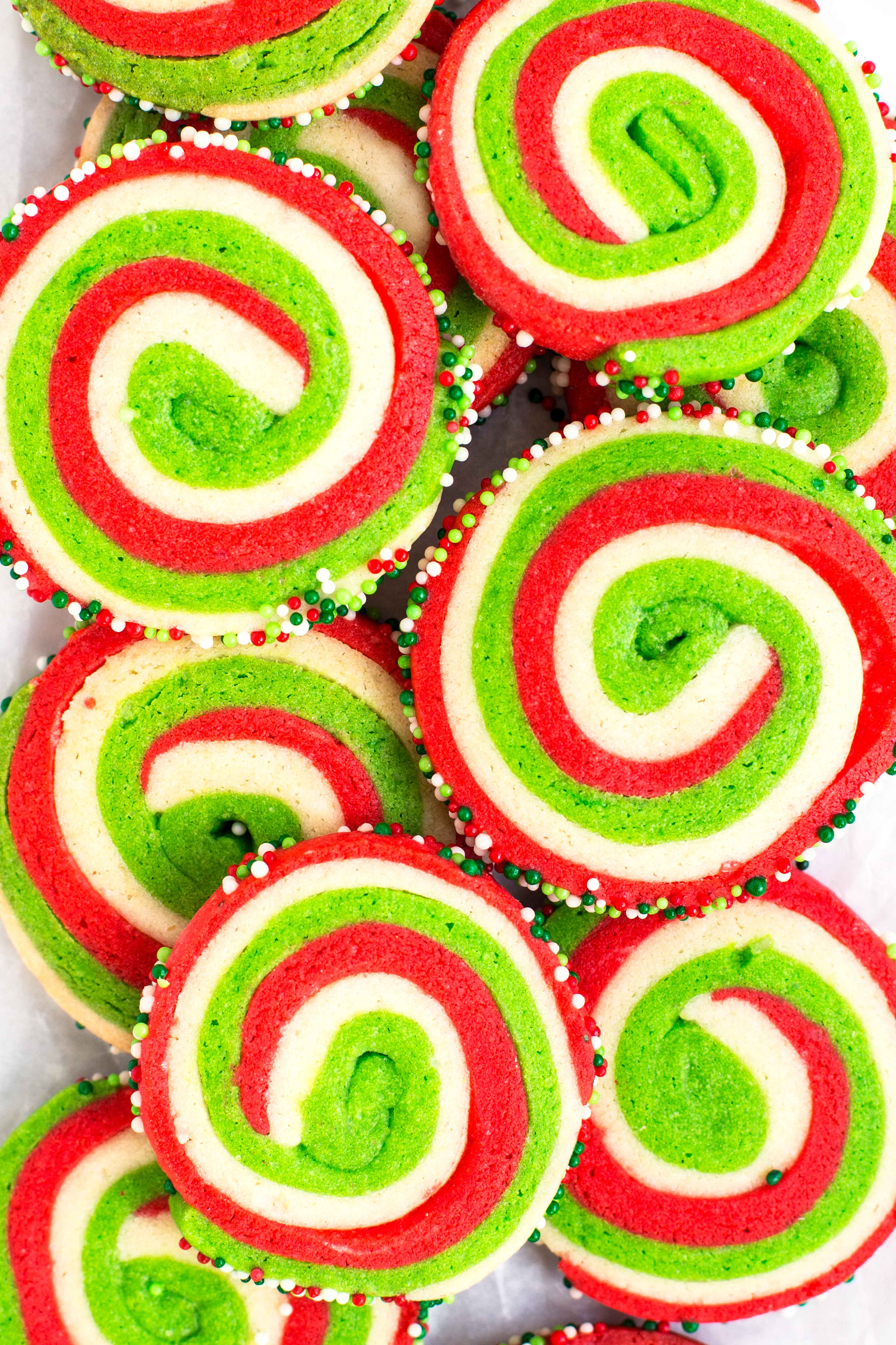 Christmas Swirl Cookies
 christmas swirl cookies