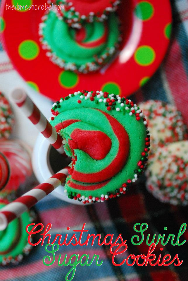 Christmas Swirl Cookies
 Christmas Swirl Sugar Cookies