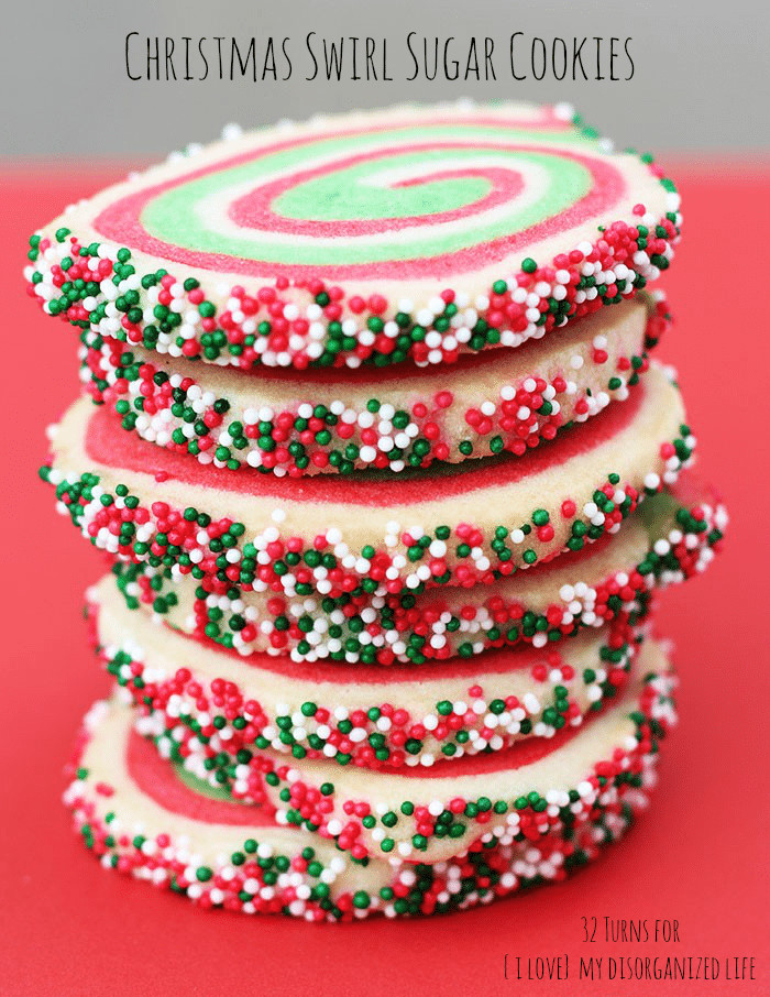 Christmas Swirl Cookies
 Christmas Swirl Sugar Cookies
