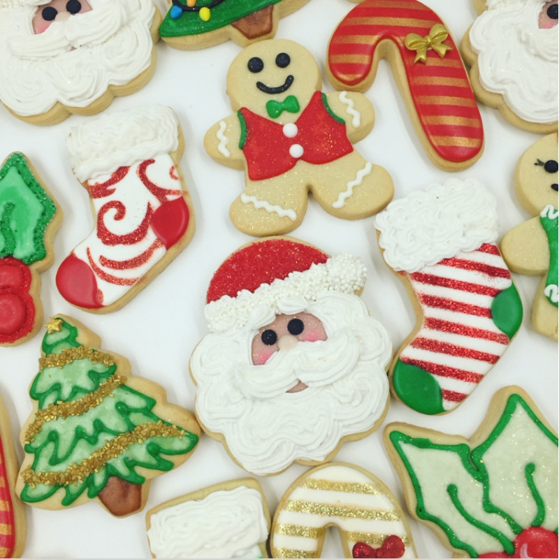 Christmas Themed Cookies
 Decorated Christmas Cookie Assortments Carson s Cookie Fix