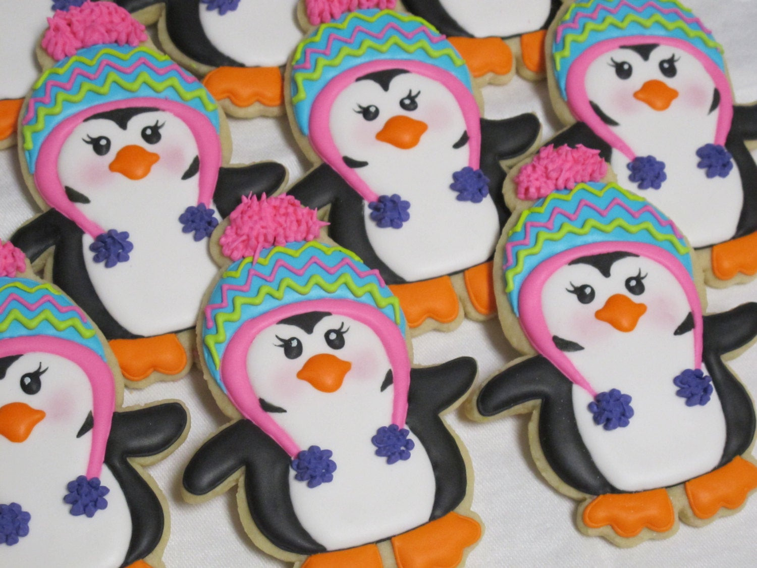 Christmas Themed Cookies
 Winter Penguin Cookies Winter Holiday Theme Christmas
