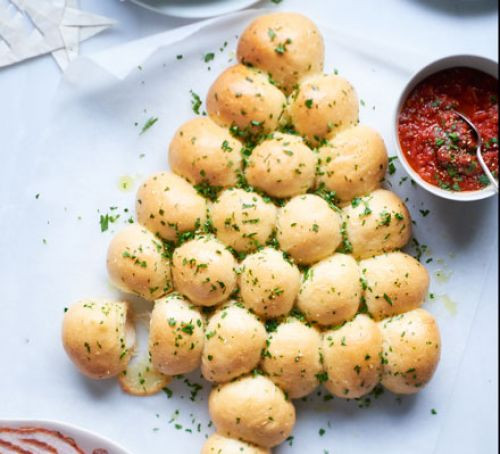 Christmas Tree Bread Recipe
 Christmas tree garlic bread recipe