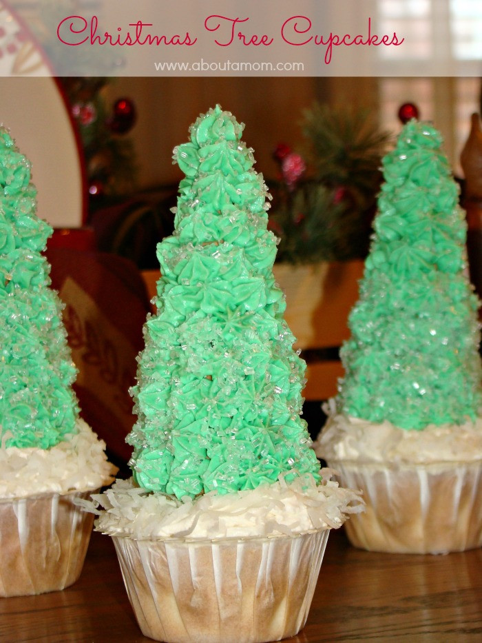 Christmas Tree Cupcakes
 Christmas Tree Cupcakes About A Mom