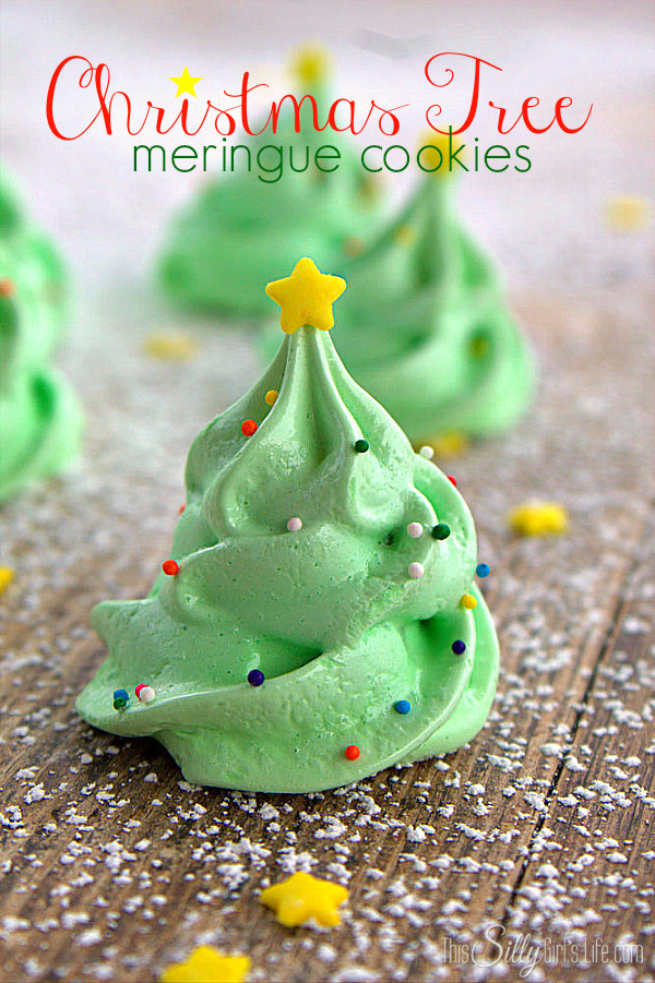 Christmas Tree Meringue Cookies
 14 Fun Christmas Cookies & Desserts CandyStore
