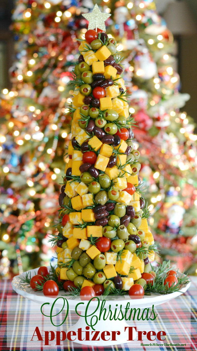Christmas Tree Shaped Appetizers
 Fun To Decorate and To Eat ‘O Christmas’ Appetizer Tree