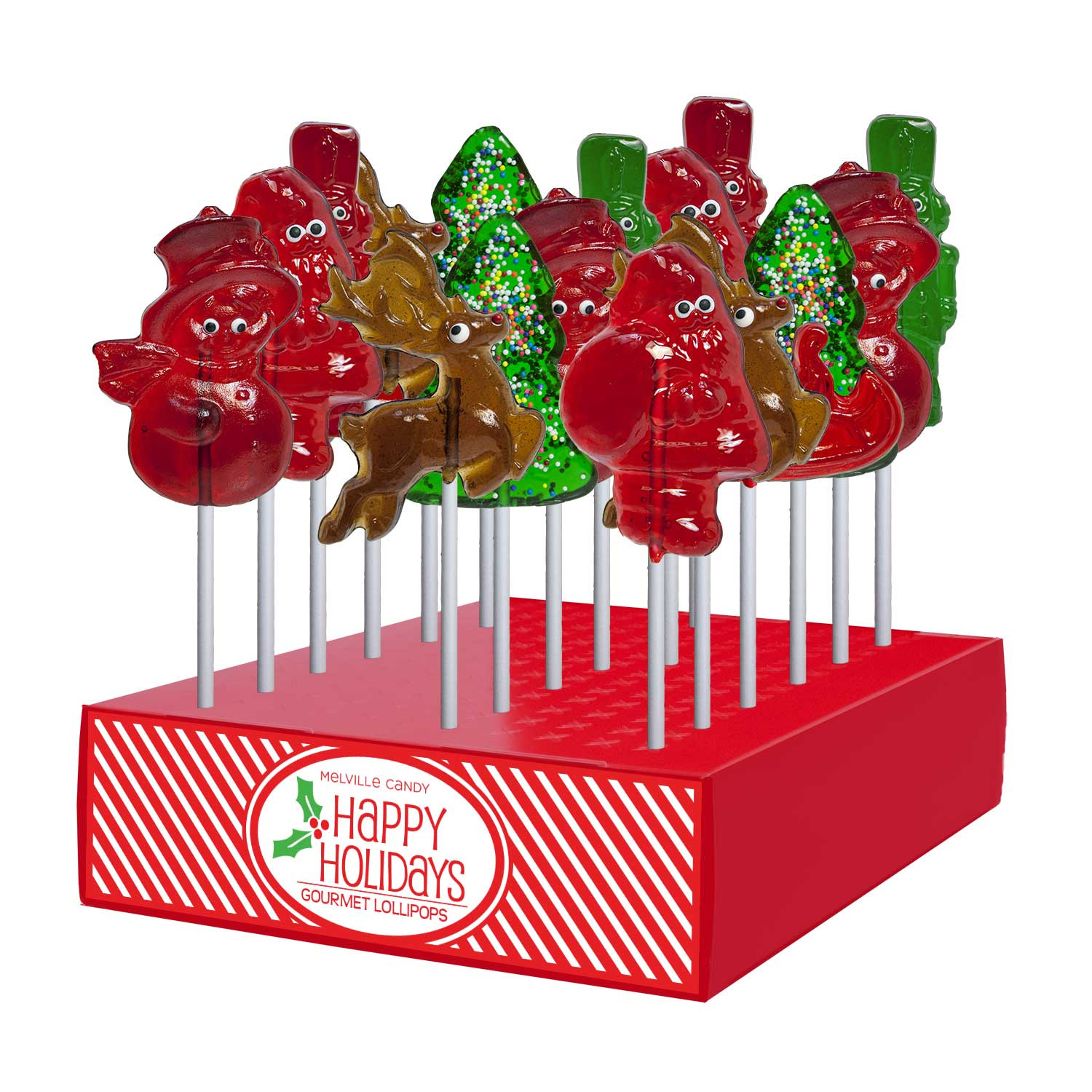 Classic Christmas Candy
 Classic Christmas Lollipop Assortment by Melville Candy