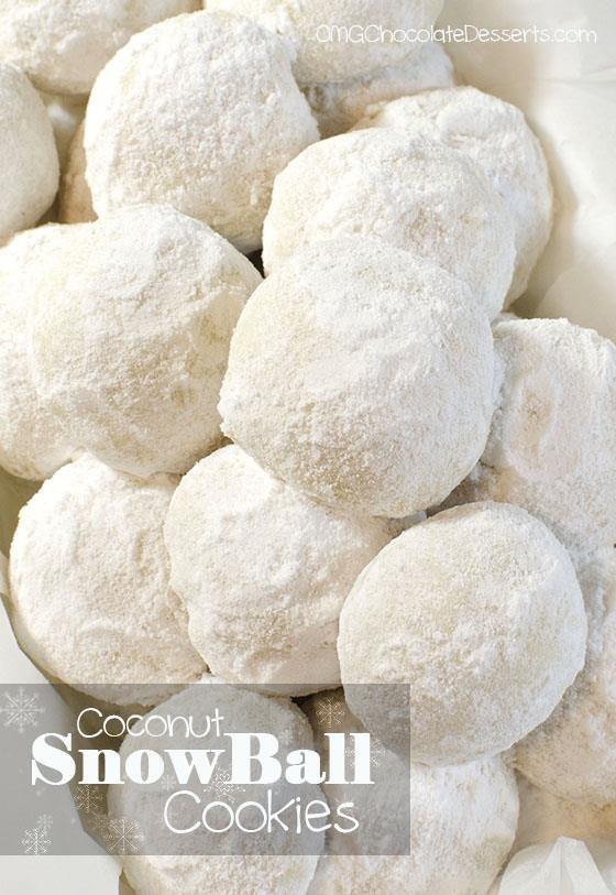 Coconut Christmas Cookies
 Christmas Coconut Snowball Cookies