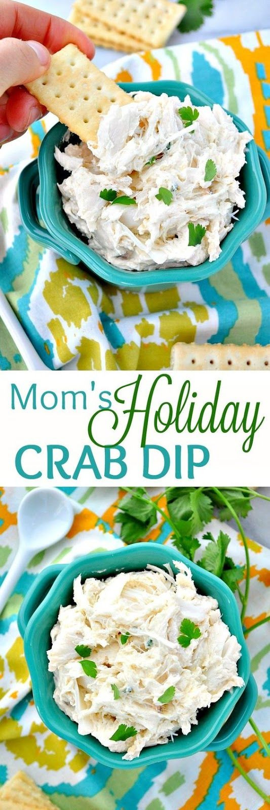 Cold Christmas Appetizers
 Mom’s Holiday Crab Dip Recipe Dips