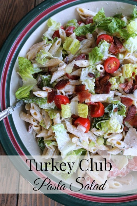 Cold Salads For Thanksgiving
 Turkey Club Pasta Salad