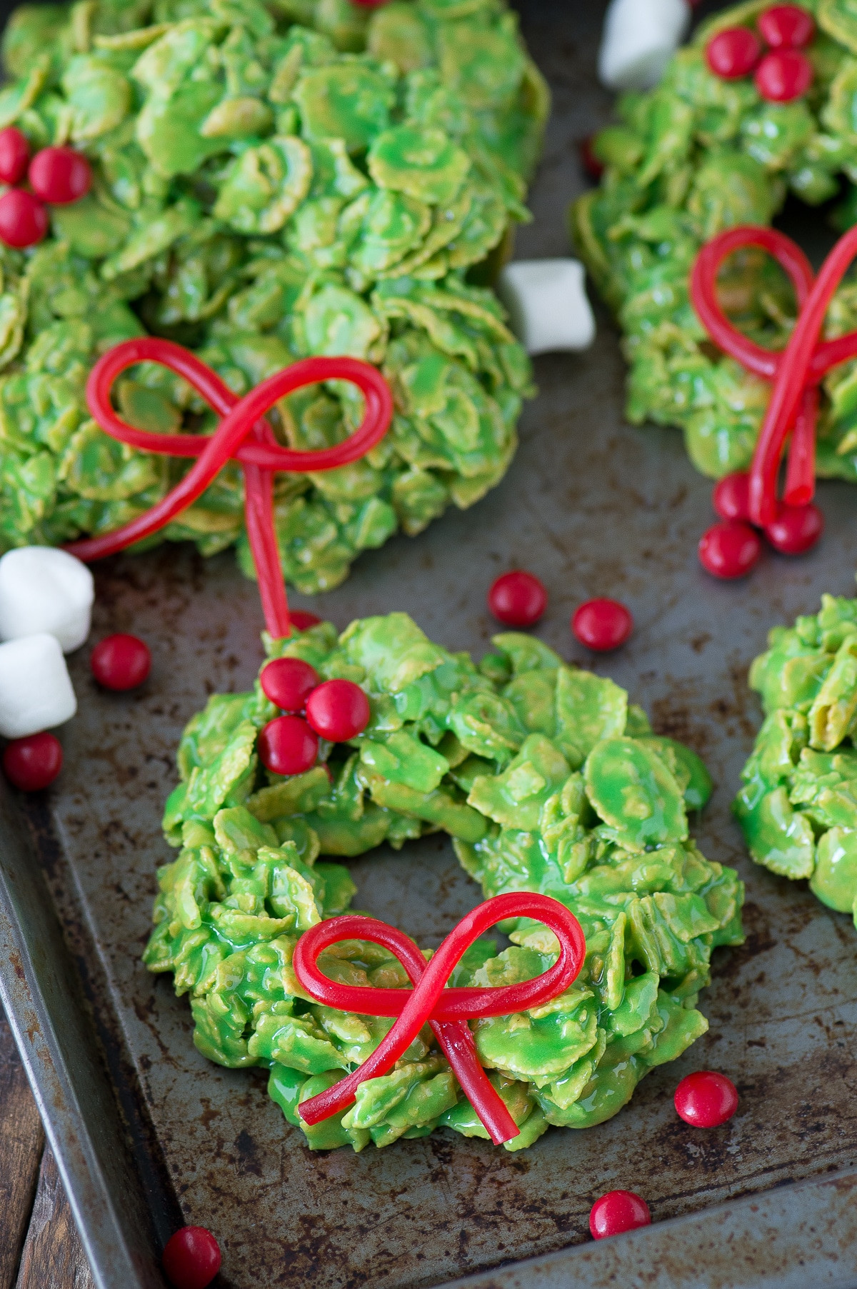 Cornflake Christmas Wreath Cookies With Corn Syrup
 Christmas Wreath Cookies