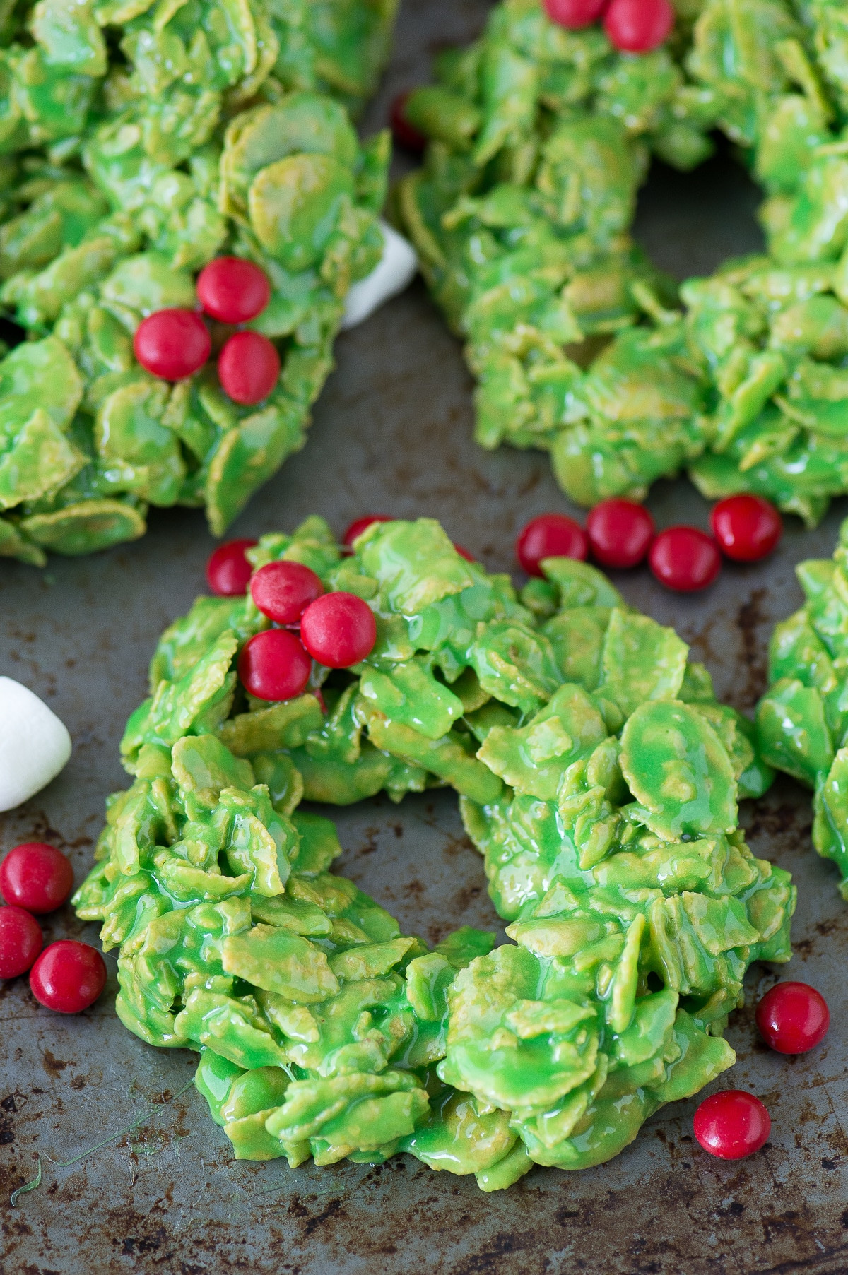 Cornflake Christmas Wreath Cookies With Corn Syrup
 Christmas Wreath Cookies