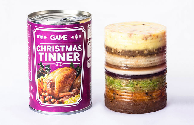 Craigs Thanksgiving Dinner
 Christmas dinner for gamers sold in a can