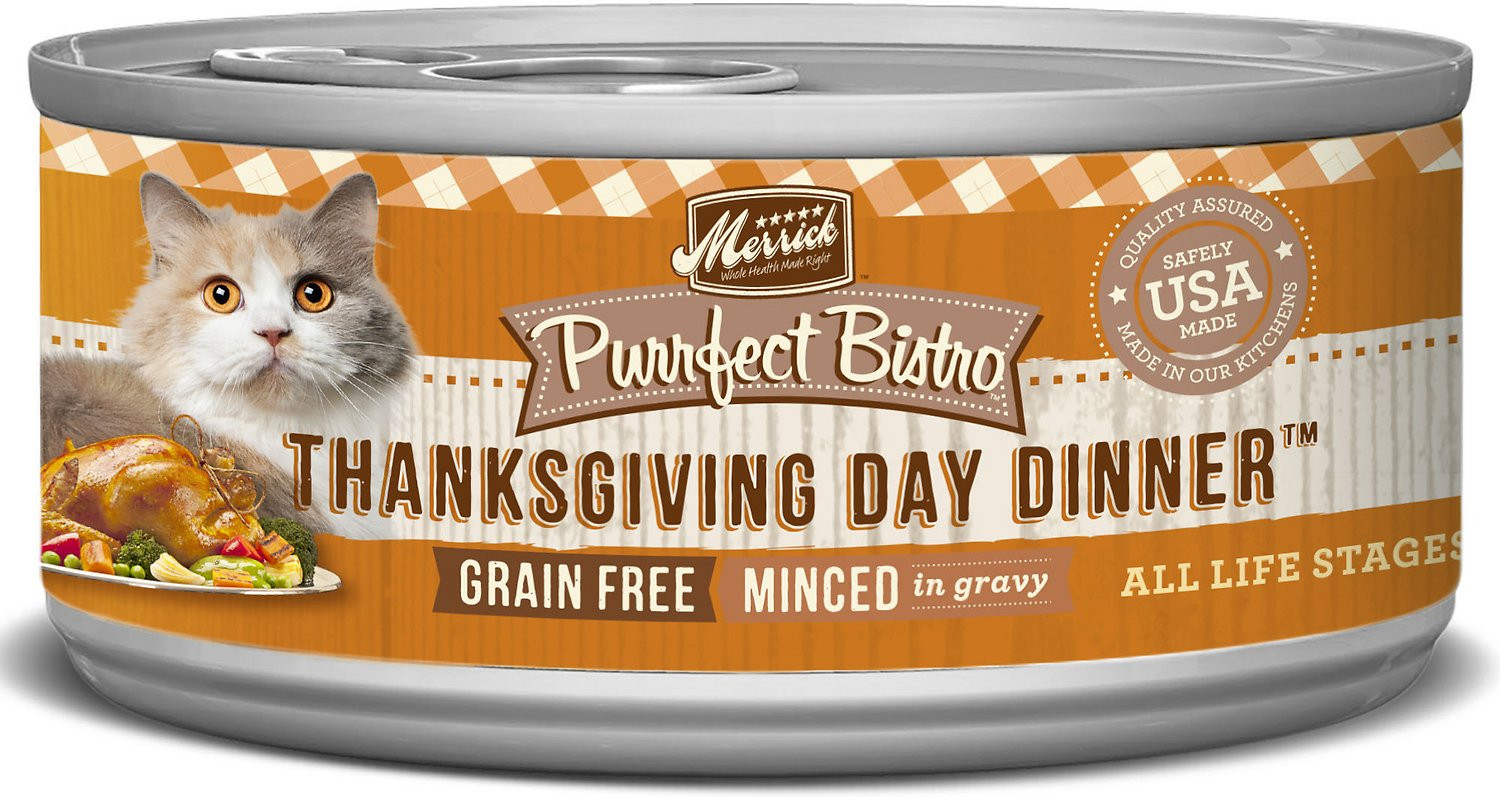 Craigs Thanksgiving Dinner
 Merrick Purrfect Bistro Grain Free Thanksgiving Day Dinner