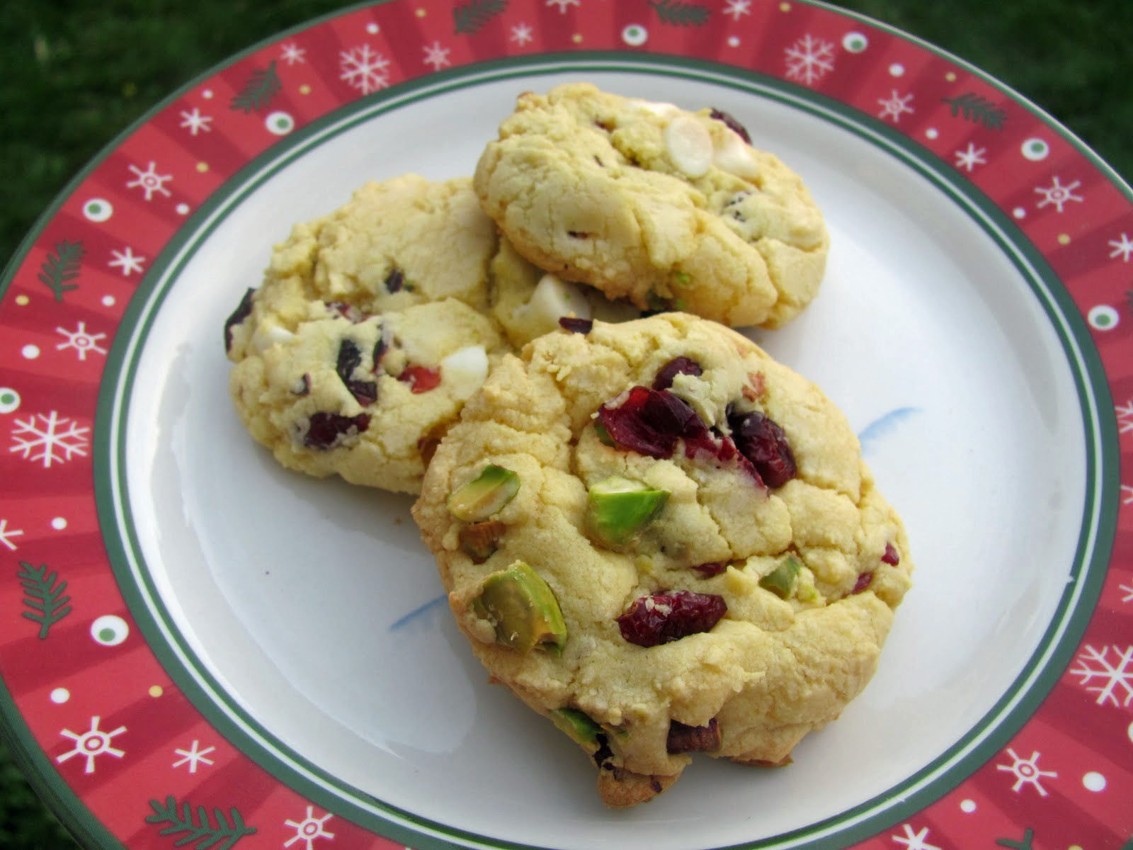 Cranberry Christmas Cookies
 The Girly Girl Cooks Cranberry Pistachio Christmas