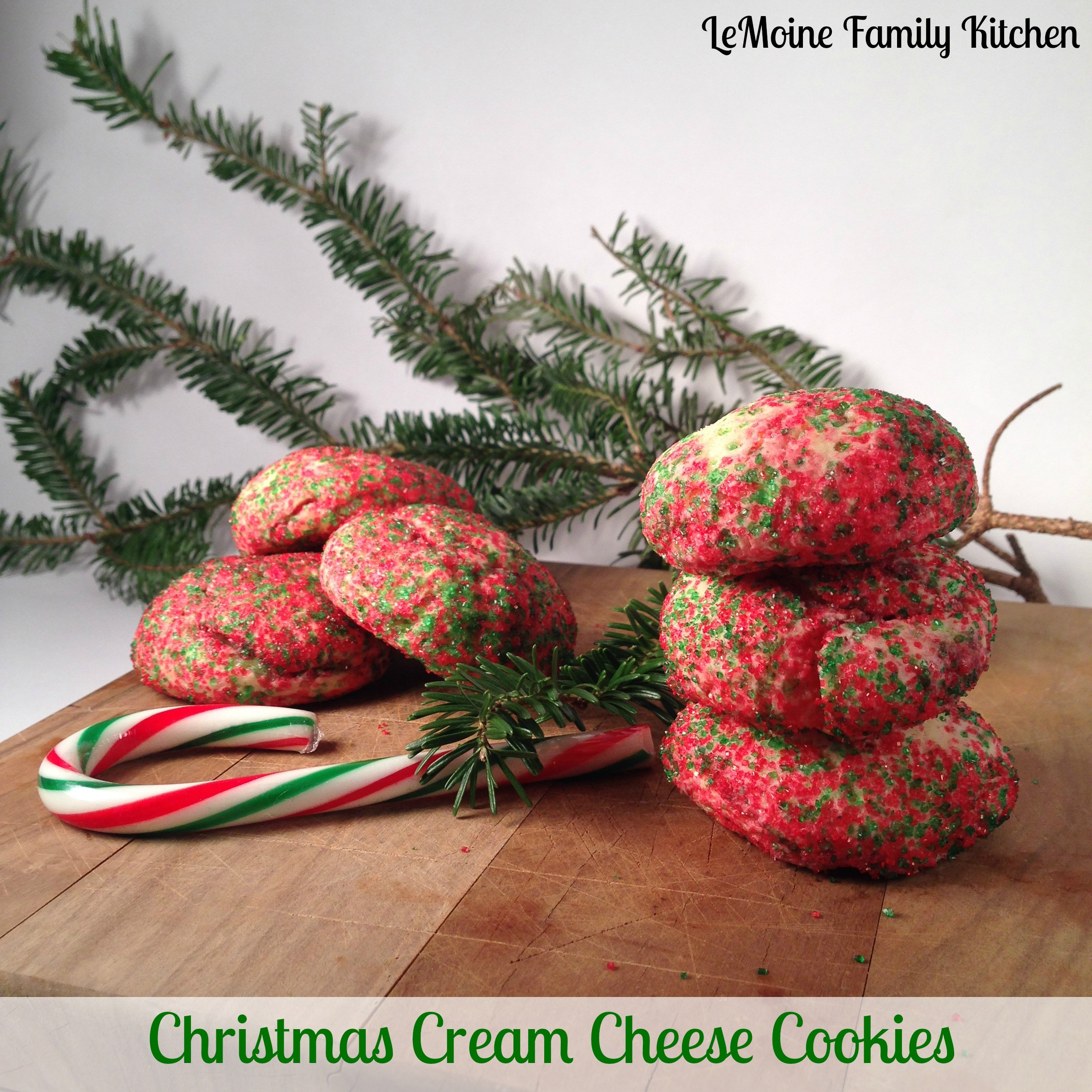 Cream Cheese Christmas Cookies
 Christmas Cream Cheese Cookies LeMoine Family Kitchen