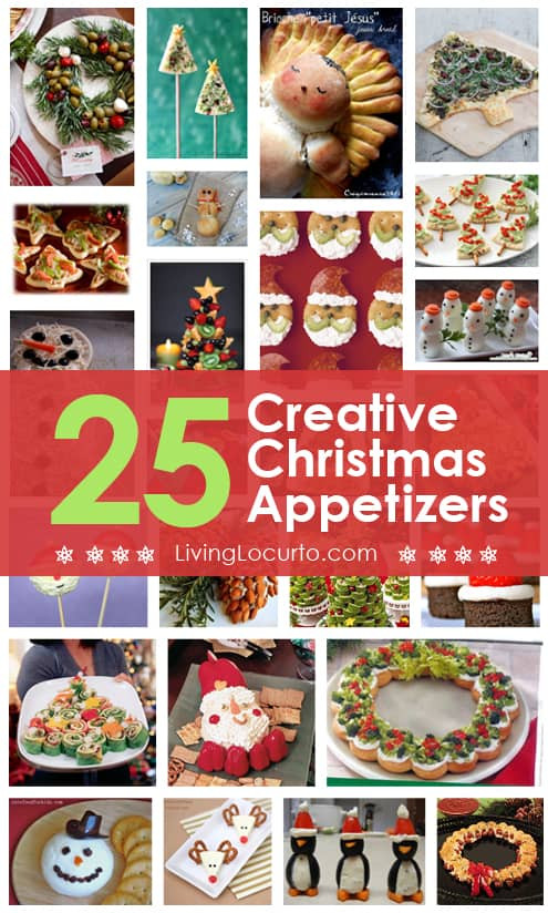 Creative Christmas Appetizers
 25 Christmas Appetizer Party Recipes Holiday Food