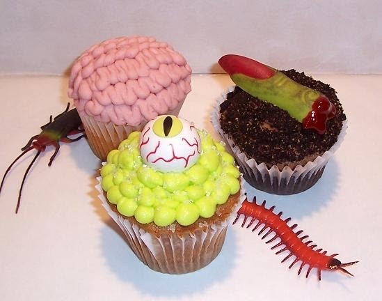 Creepy Halloween Cupcakes
 Creepy Halloween cupcakes