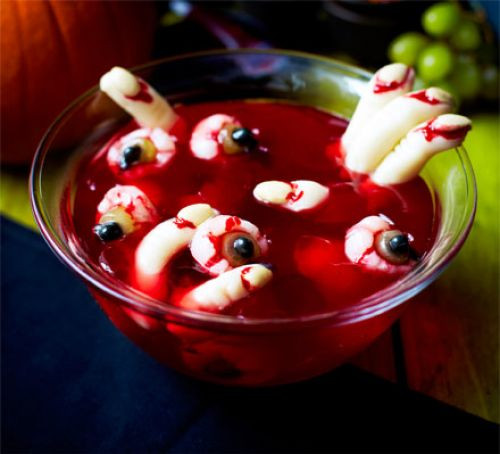 Creepy Halloween Desserts
 Scary Halloween jelly recipe