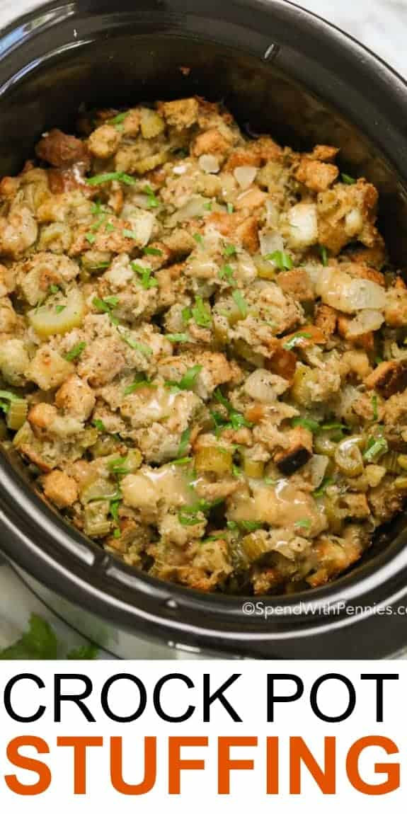 Crock Pot Thanksgiving Side Dishes
 Crock Pot Stuffing Spend With Pennies