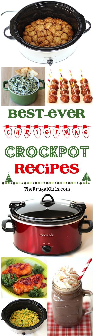 Crockpot Christmas Dinner
 Crockpot Christmas Recipes from TheFrugalGirls