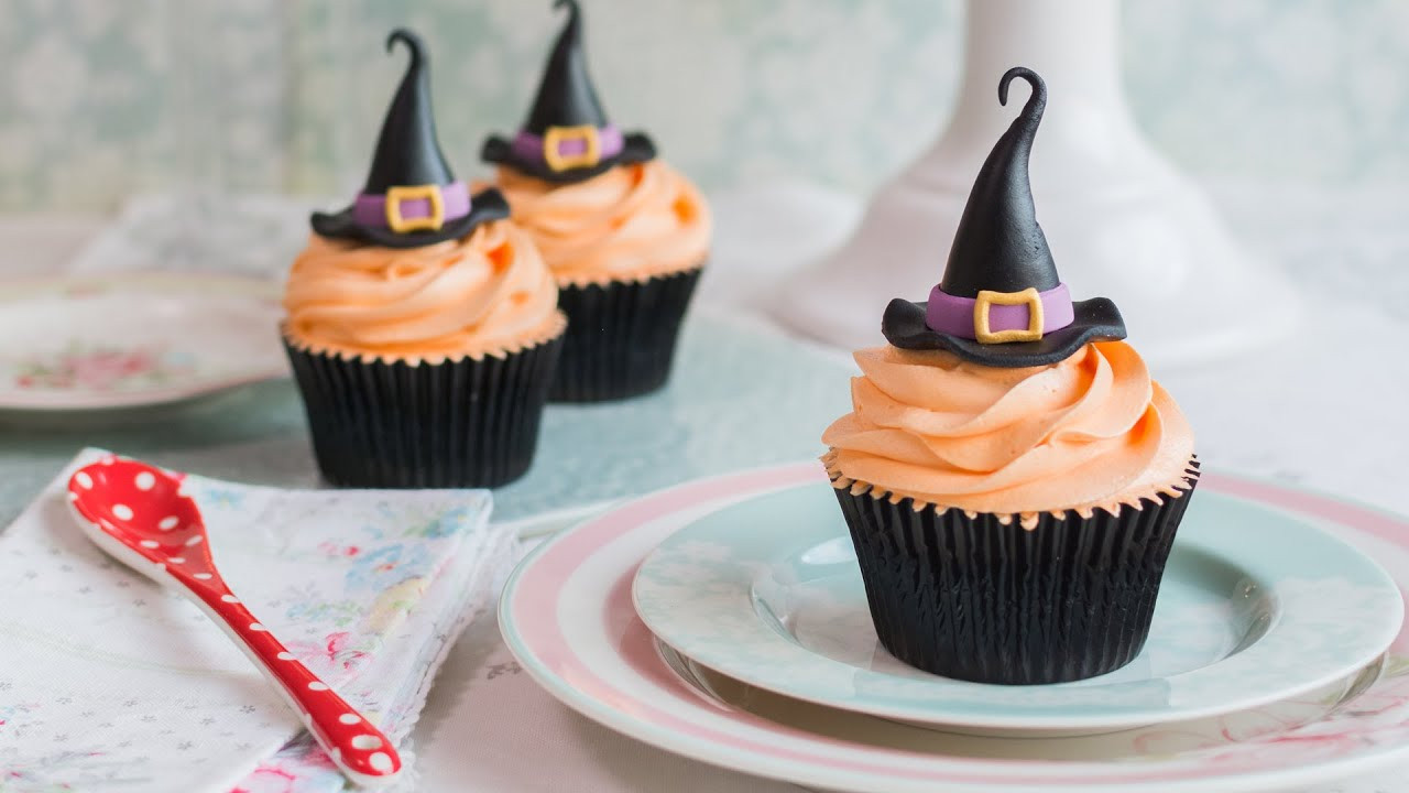 Cupcakes Para Halloween
 Cupcakes para Halloween sombrero de bruja Receta