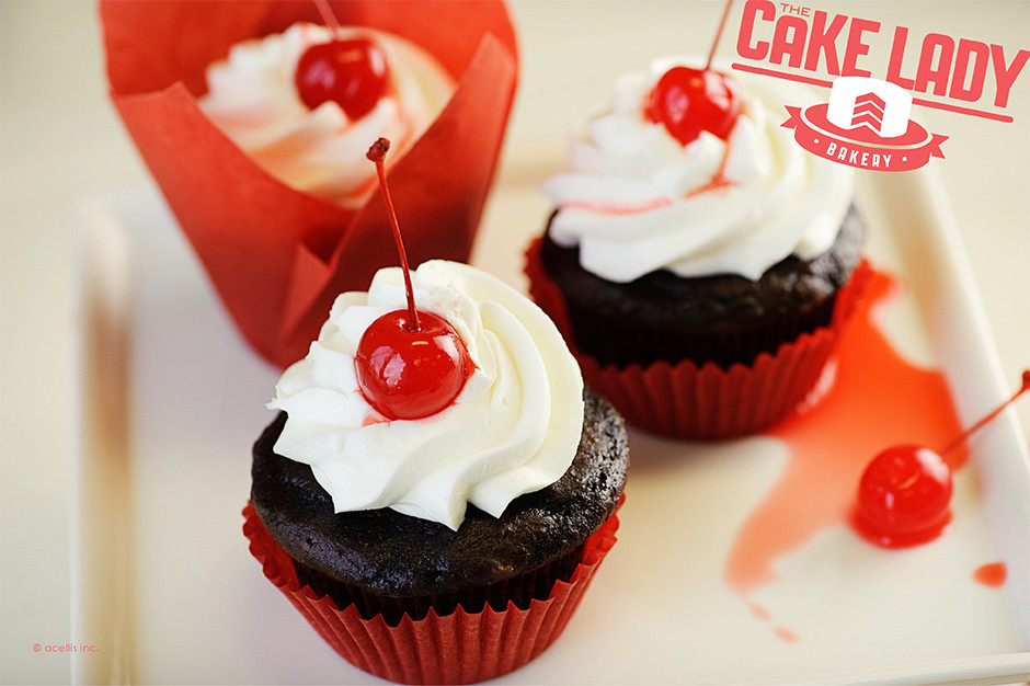 Cupcakes Sioux Falls
 Chocolate and Cherry Valentine Cupcakes The Cake Lady