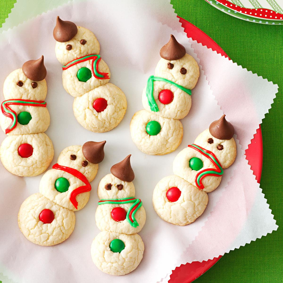 Cute Christmas Cookies
 Snowman Cookies Recipe