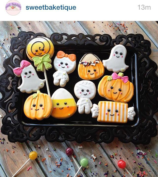 Cute Halloween Cookies
 1000 images about Cookie Ideas on Pinterest