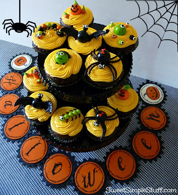 Cute Halloween Cupcakes
 Halloween Cupcakes … cute and not too scary
