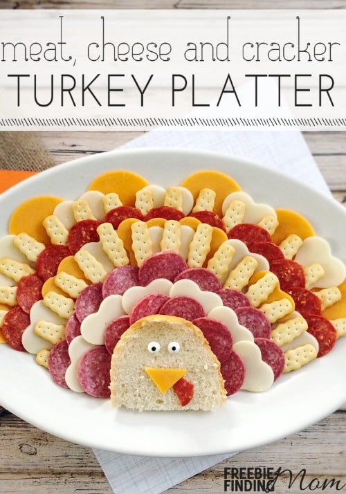 Cute Thanksgiving Appetizers
 Thanksgiving Appetizers Meat Cheese and Cracker Turkey