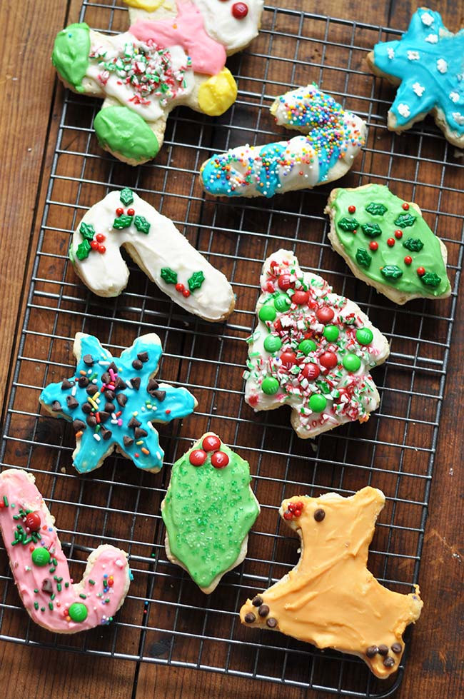 Cutout Christmas Cookies
 Christmas Cutout Cookies with Buttercream Frosting