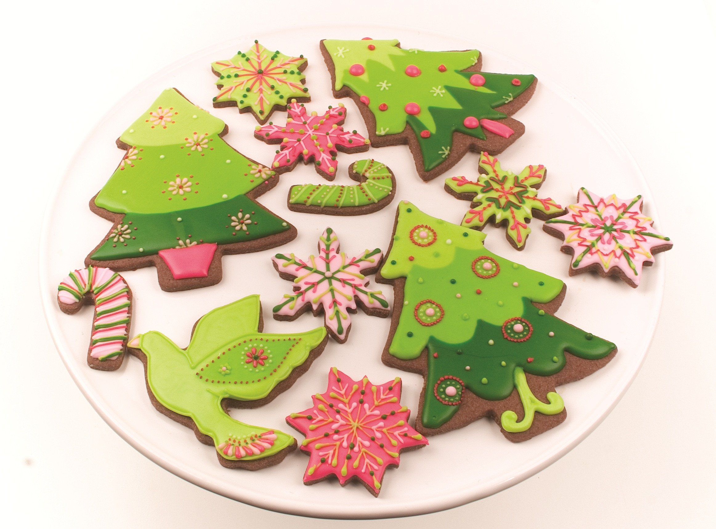 Decorated Christmas Trees Cookies
 christmas tree