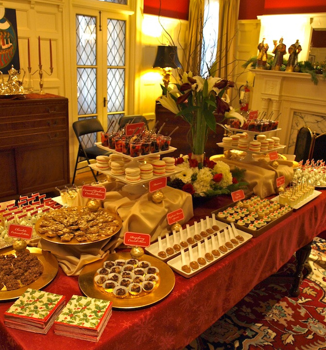 Desserts For Christmas Party
 a party style xmas in july holiday dessert table