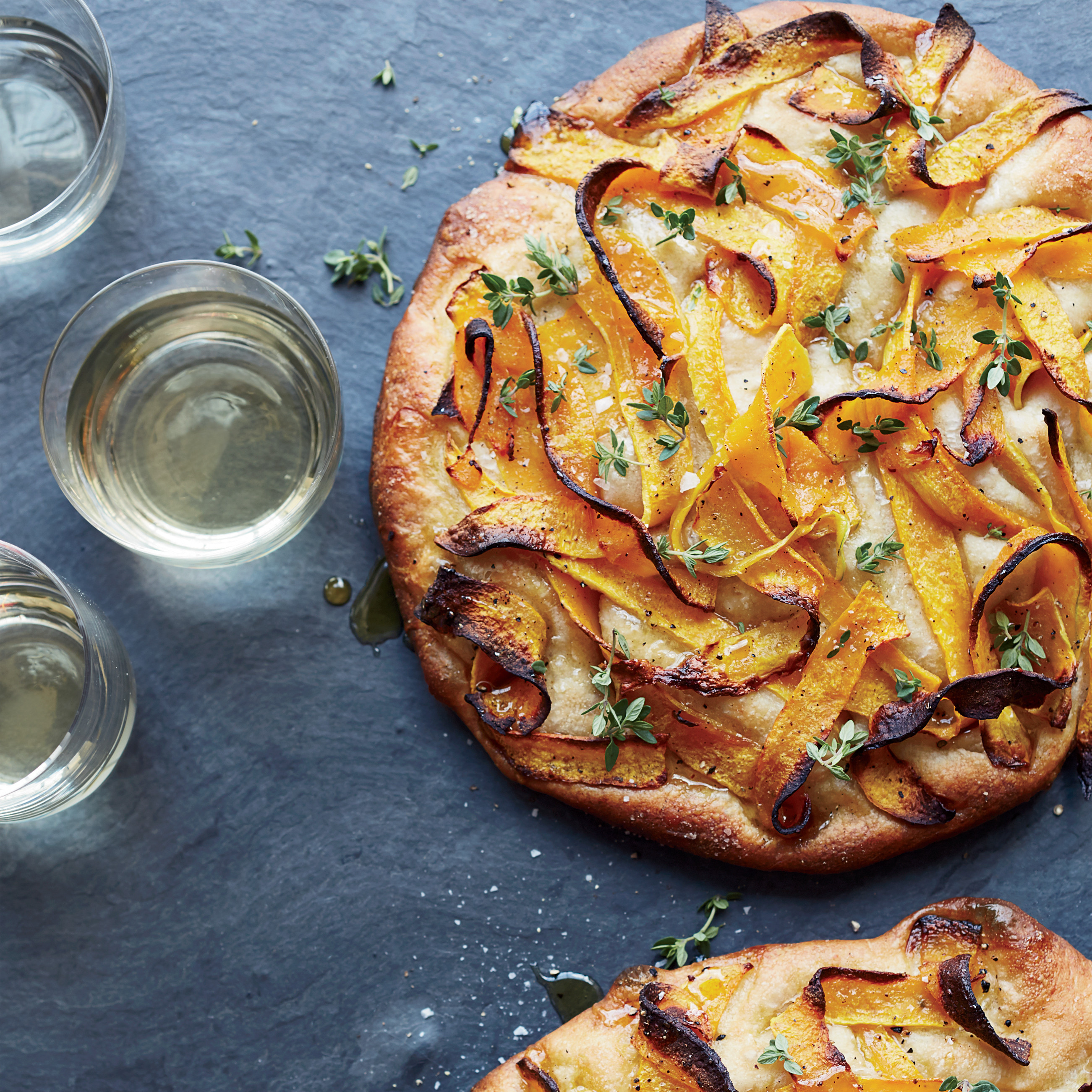 Different Thanksgiving Side Dishes
 Focaccia with Roasted Squash Recipe Michelle Gayer