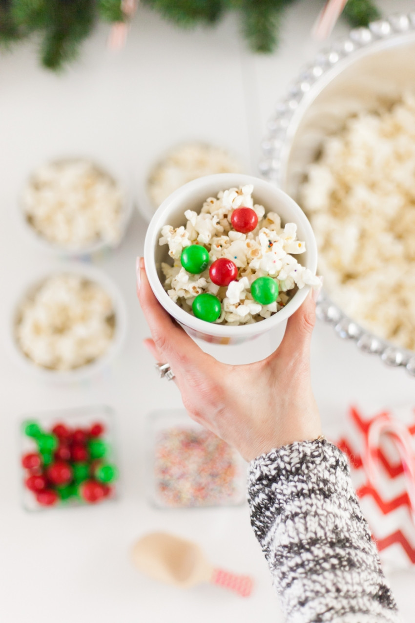 Diy Christmas Desserts
 Christmas Dessert Bar & DIY Popcorn Station Fashionable