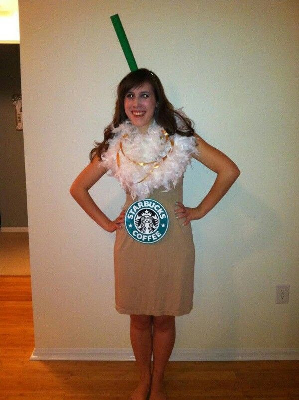 Drinks Halloween Costumes
 Starbucks drink costume idea Classroom Ideas