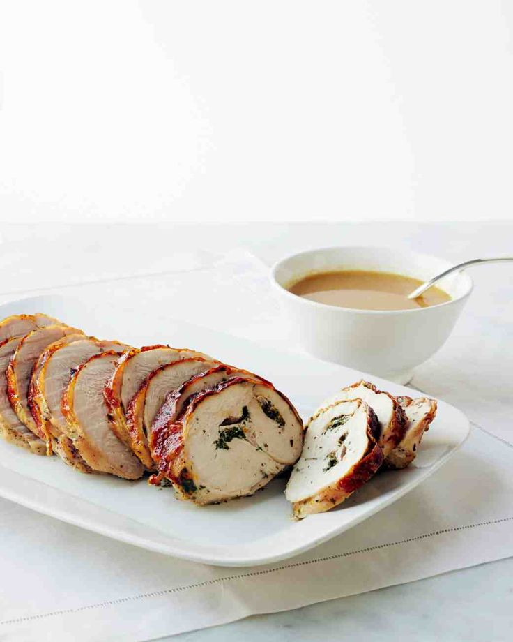 Duck Recipes For Thanksgiving
 Roasted Rolled Turkey Breast with Herbs Recipe