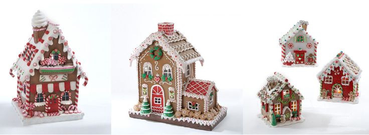 Dying Light Christmas Candy
 Claydough GINGERBREAD HOUSE 5 piece Set Christmas Holiday