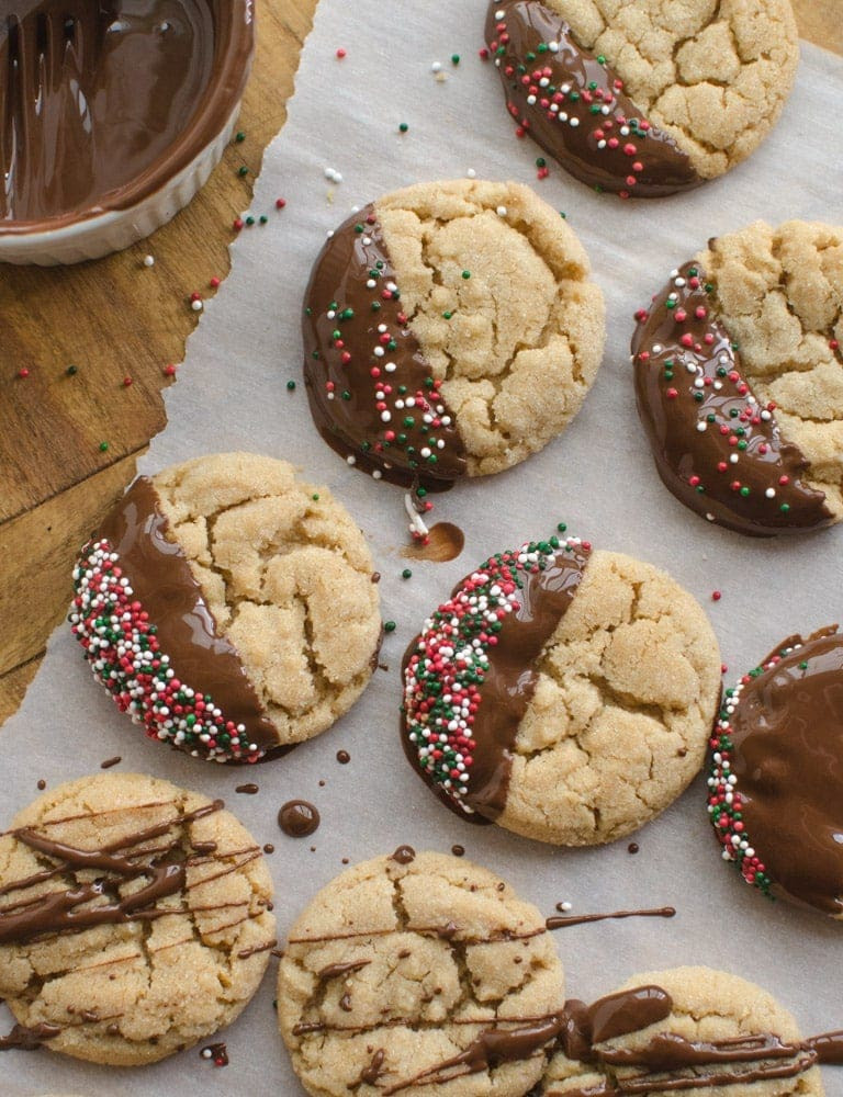 Easy Christmas Baking Recipes
 Peanut Butter Christmas Cookies