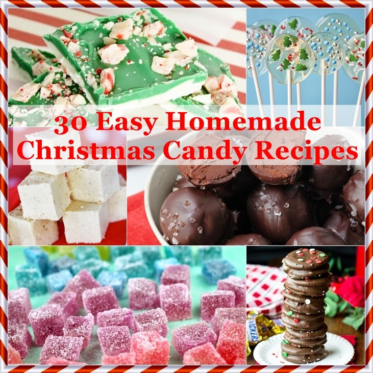 Easy Christmas Candy
 The Domestic Curator 30 Easy Homemade Christmas Candy Recipes