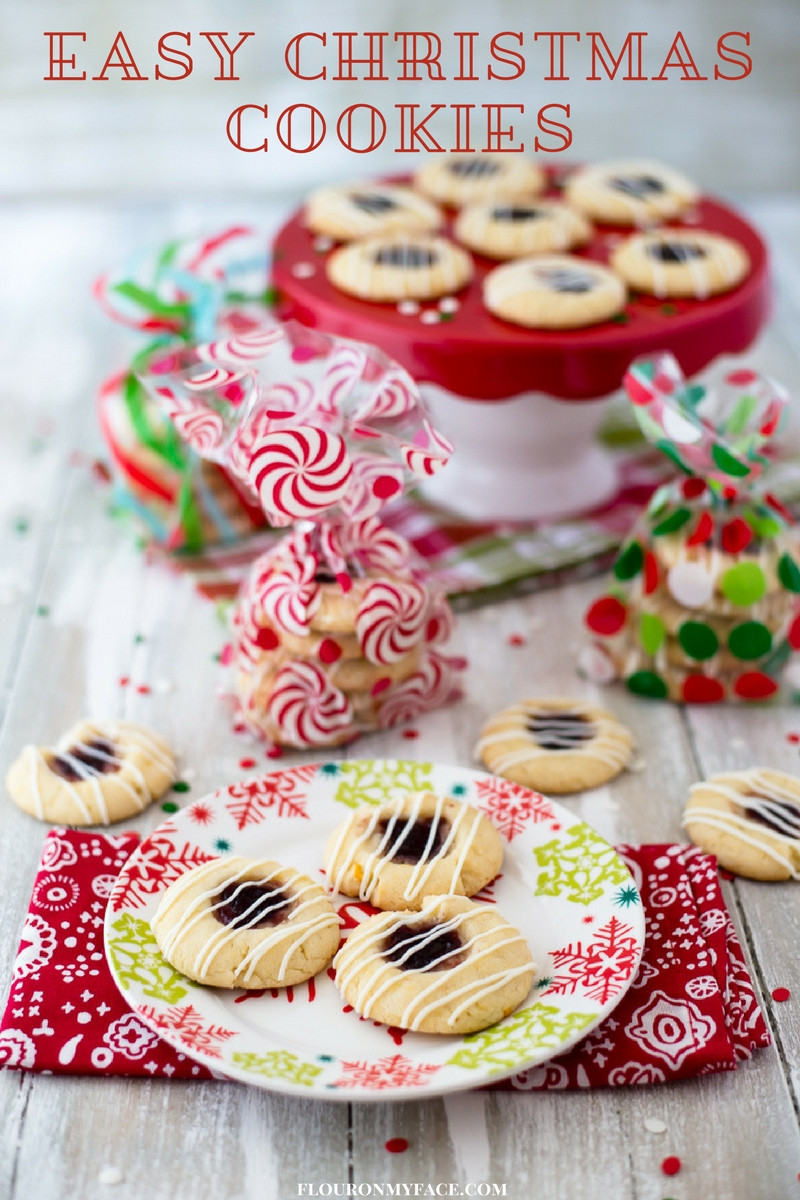 Easy Christmas Cookies For Exchange
 Raspberry Thumbprint Cookies Flour My Face