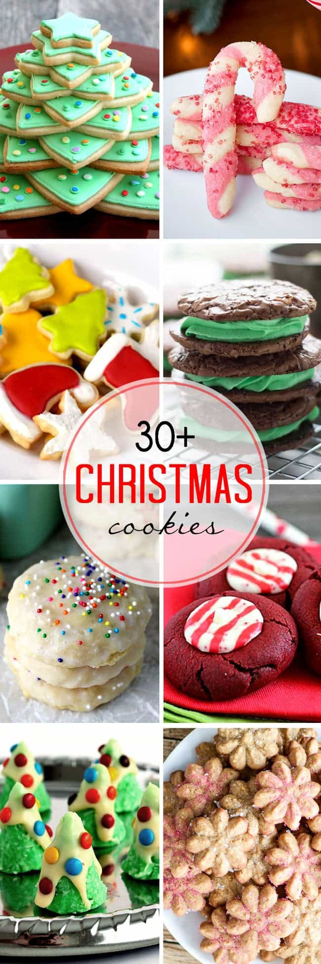 Easy Christmas Cookies Pinterest
 30 Easy Christmas Cookies LemonsforLulu